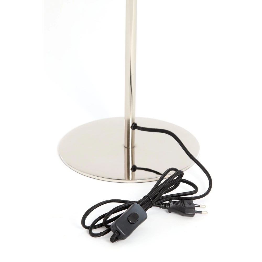 Tafellamp Surin Ø 23cm - glans nikkel Light & Living 8717807743451