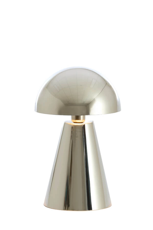 Design tafellamp Surrina zilvergrijs Ø 26cm Light & Living 8717807743512