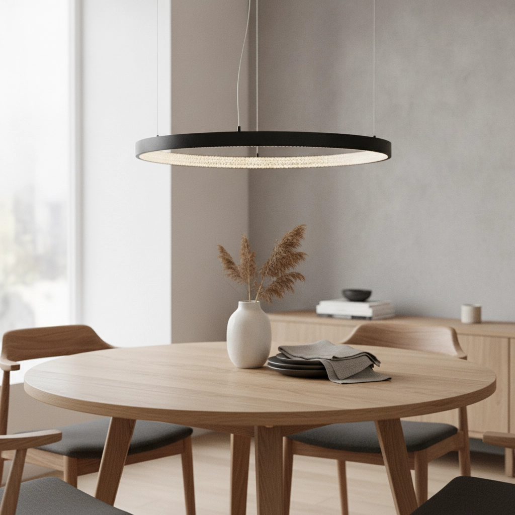 Hanglamp Preston zwart Ø 80cm