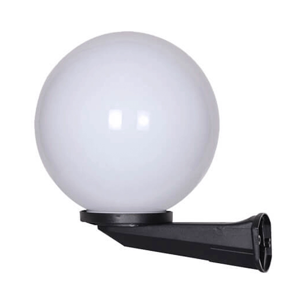 Globelamp Bolano 30cm. muur opaal