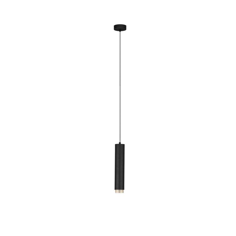 Hanglamp Nessi zwart met goud Lyora 5212017475183