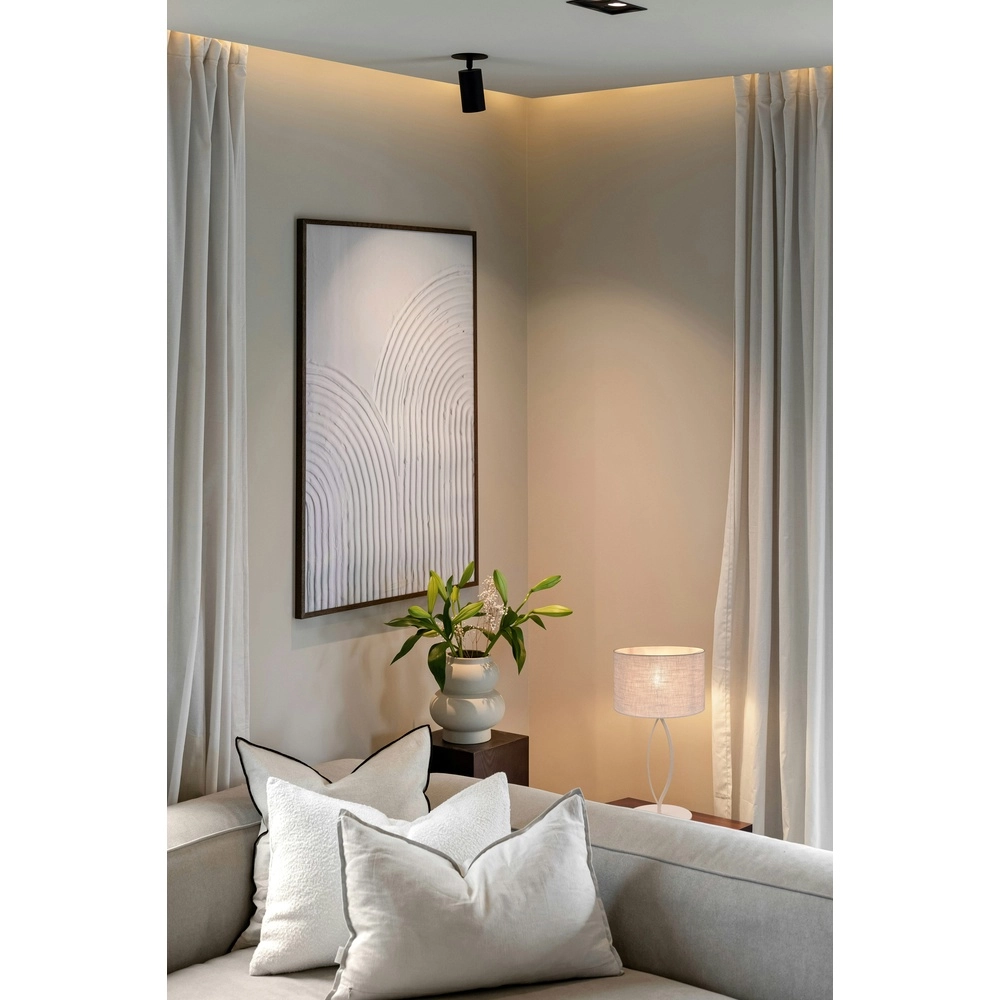 Schemerlamp Terry Duno beige terra Ø 30cm Masterlight 8718121437033