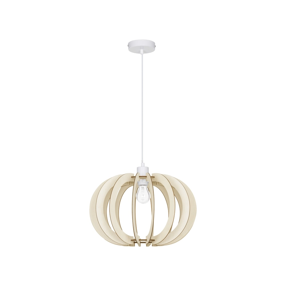 Houten hanglamp Ottoline licht Ø 40cm Lyora 5212017436191