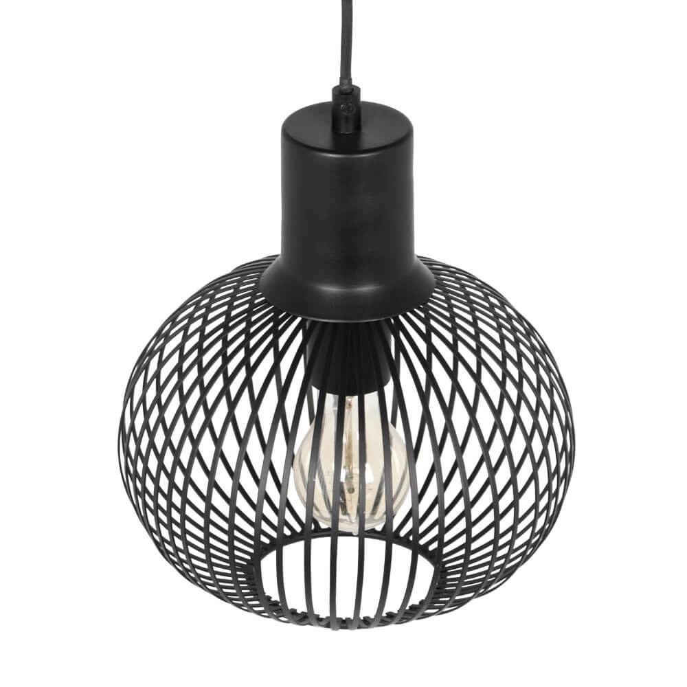 Draad hanglamp Gila Ø 23cm - zwart Trio 4017807617559