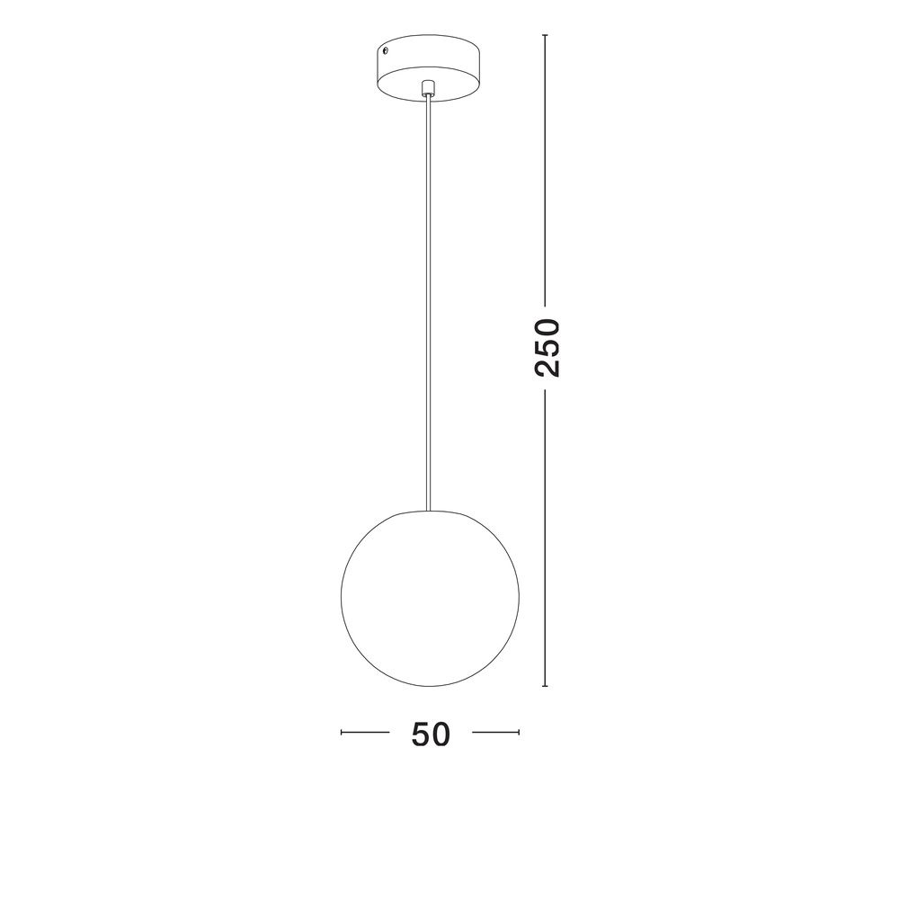 Hanglamp Moon Ø 50cm Lyora 5212017454539