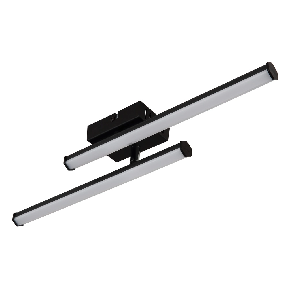 Moderne plafondlamp Kirina 50cm zwart Globo 9007371512232