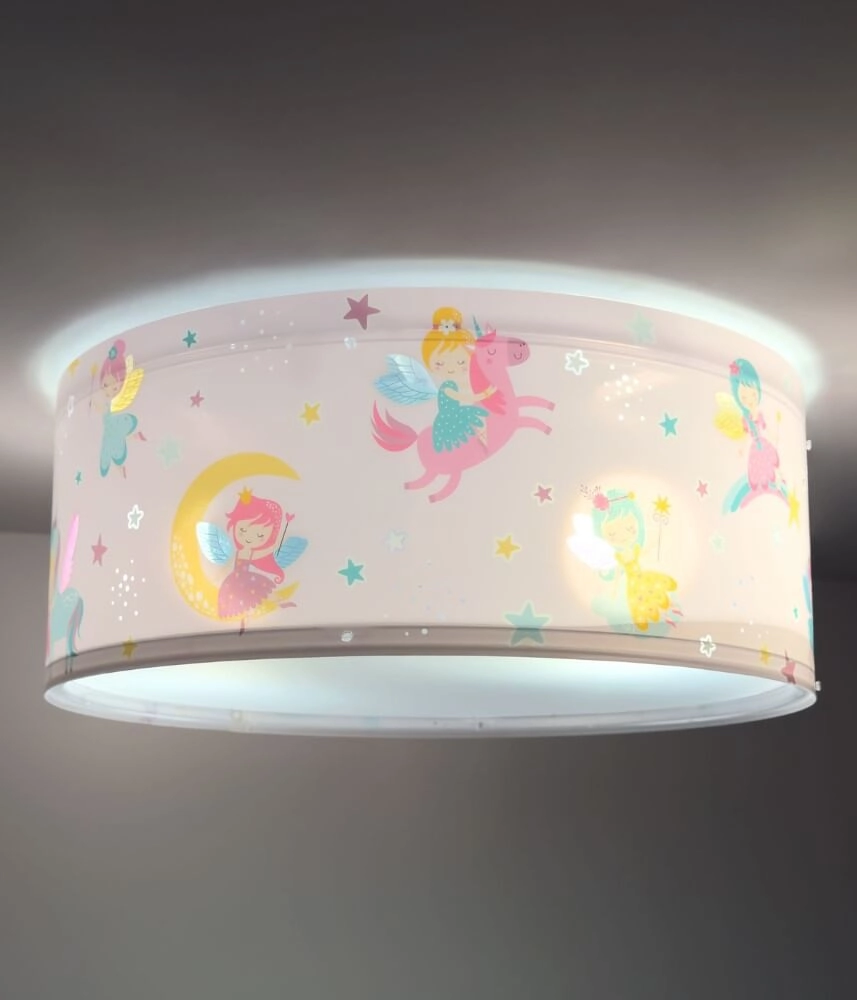 Plafondlamp Fairy Dreams Ø 33cm - roze Dalber 8420406003221