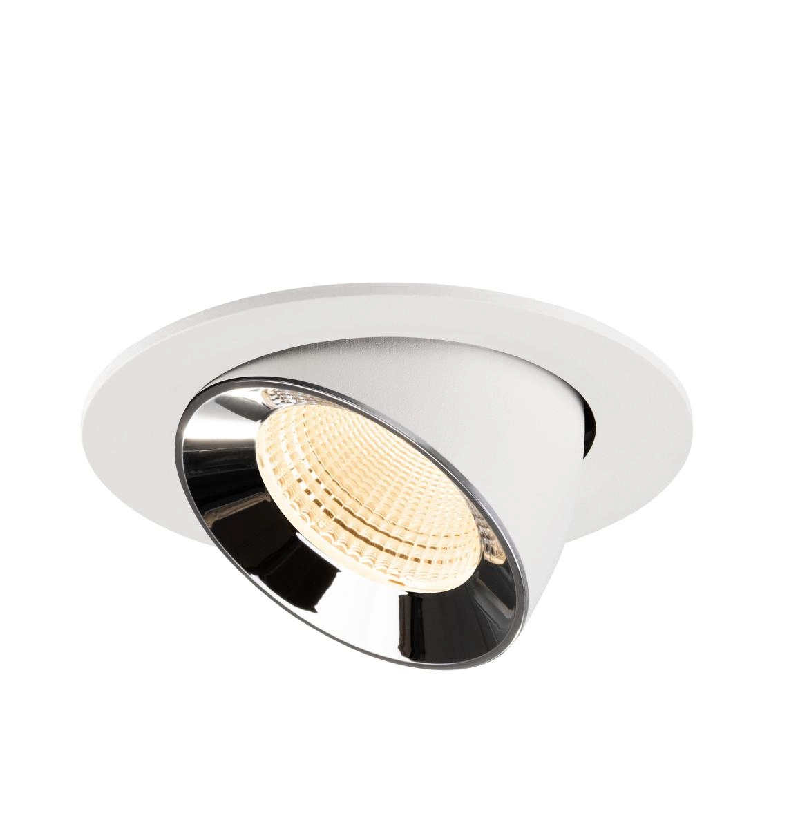 Inbouwspot Numinos Gimble L wit/chroom 2700K - 55gr SLV 4024163310345