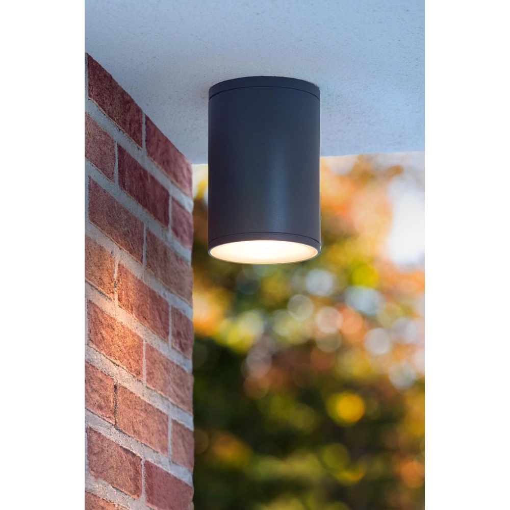 Plafondspot Tubix IP54 zwart Lucide 5411212271204