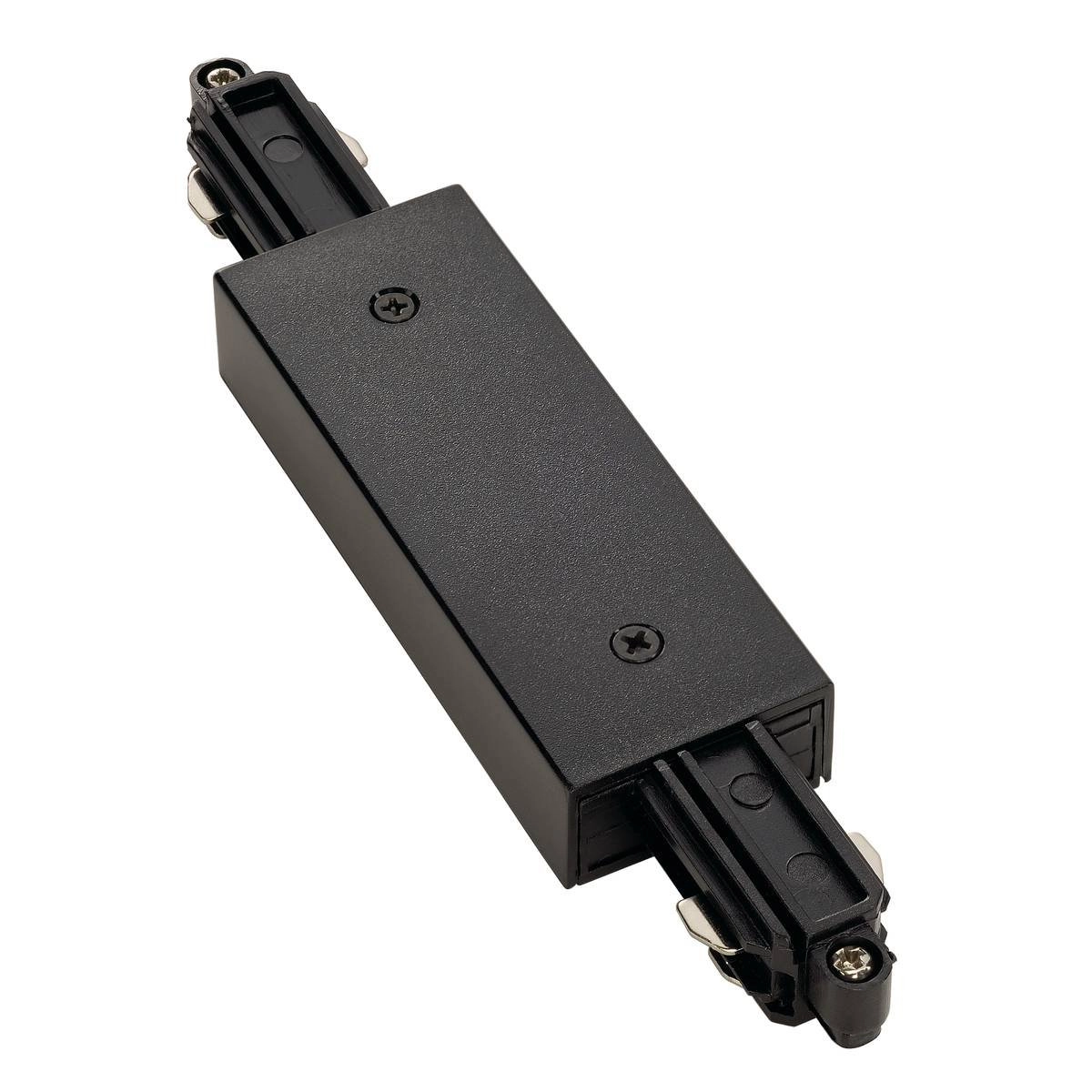 Zwarte Connector 1-Fase langsverbinder elektrisch met voedingsmogelijkheid