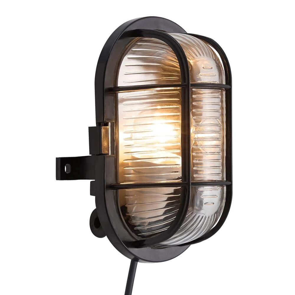 Klassieke stallamp Skotlampe zwart