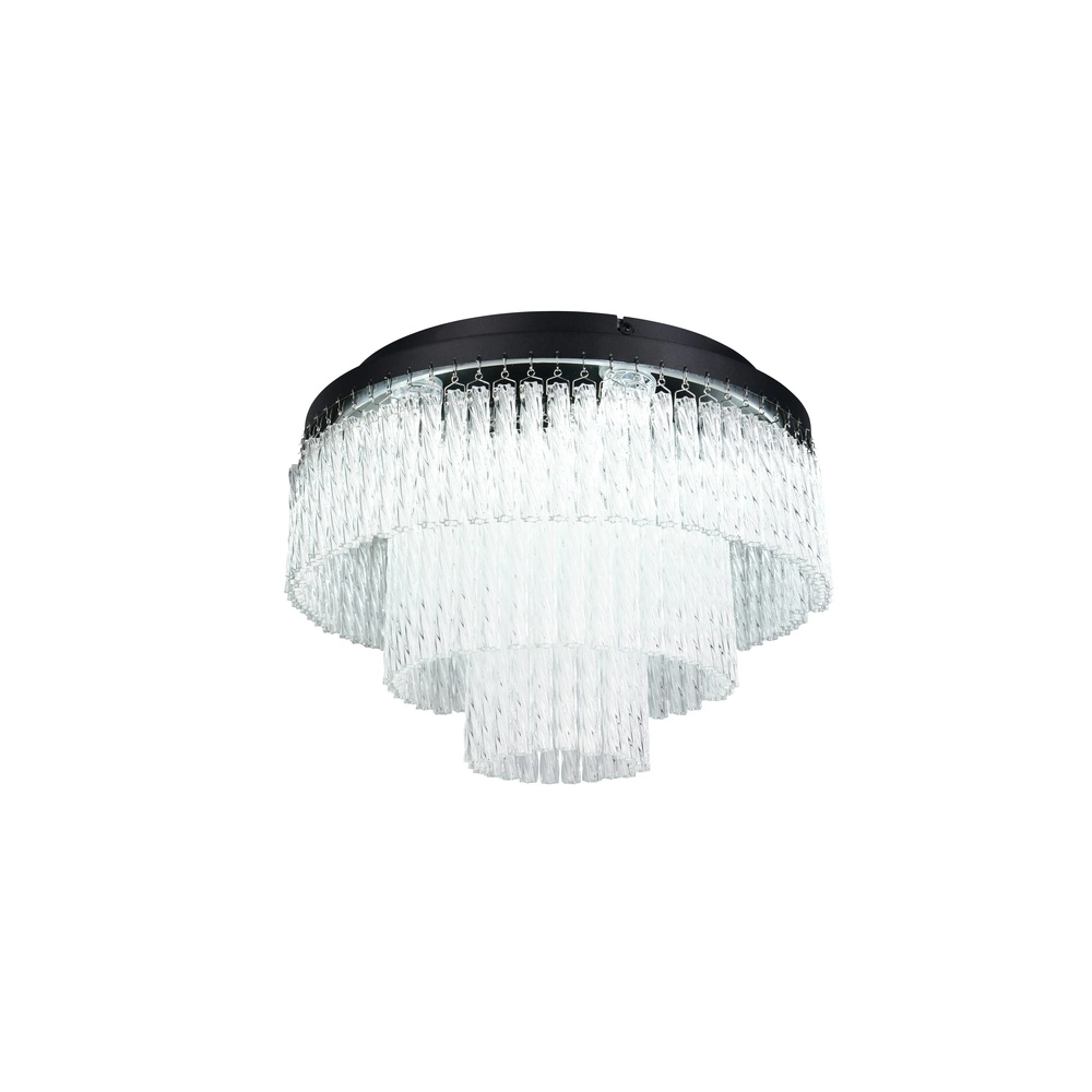 Design plafondlamp Vono zwart Trio 4017807682236