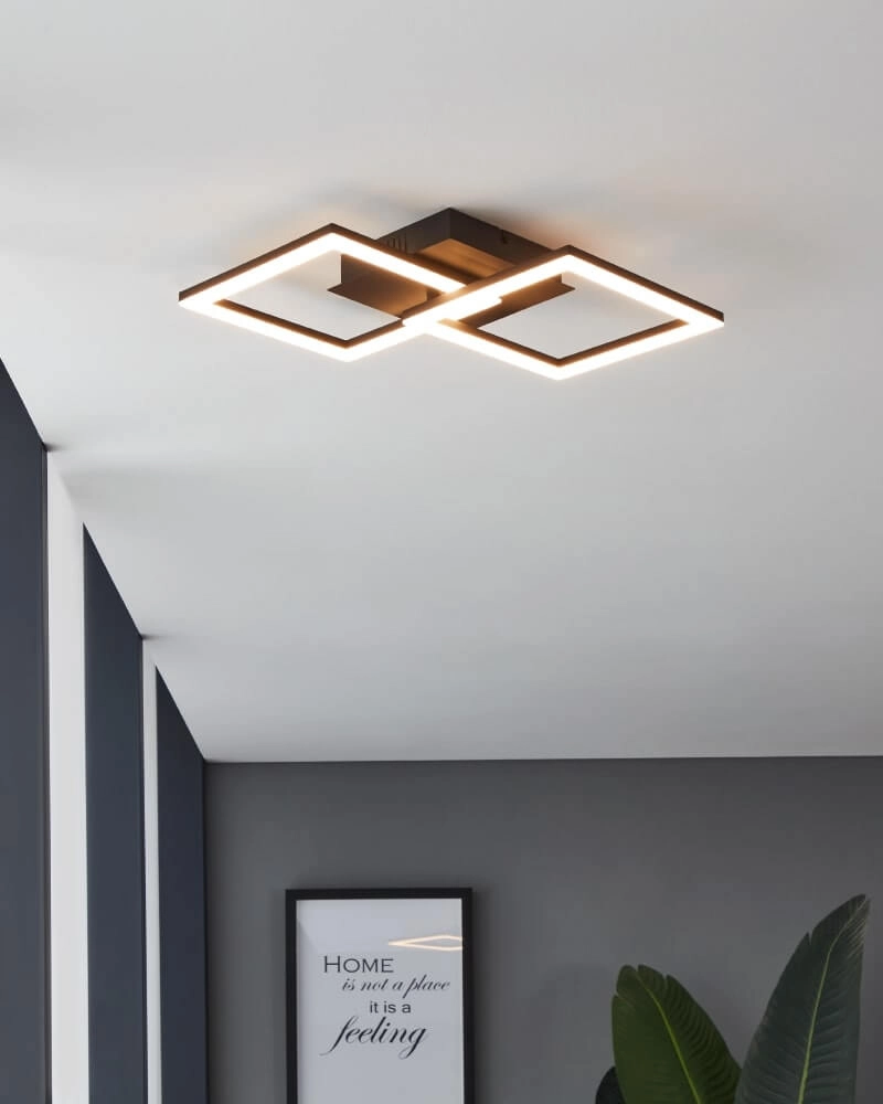Plafondlamp Zigbee Paranday-Z 25,2x31cm zwart Eglo 9008606231201