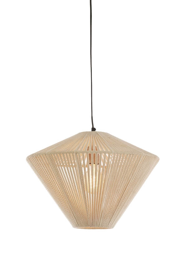 Hanglamp japandi Felida Ø 42cm crème