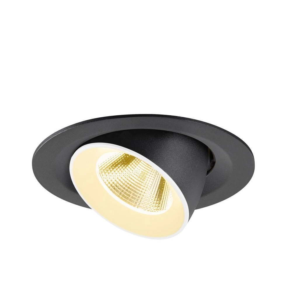Inbouwspot Numinos Gimble M zwart/wit 3000K - 20gr SLV 4024163311946