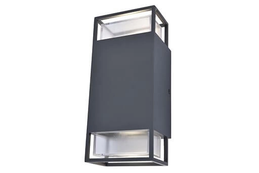 Aluminum wall lamp Ridge anthracite