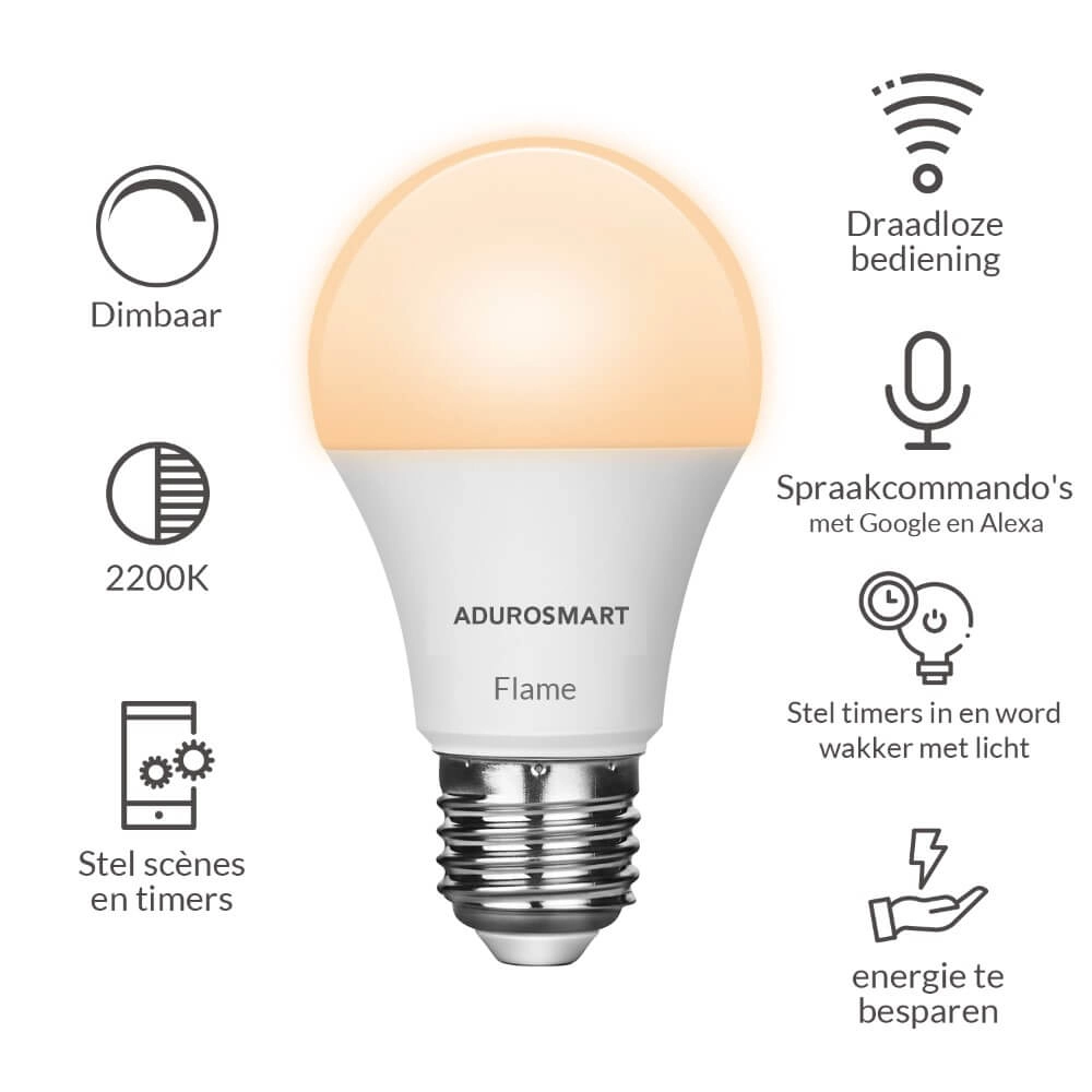E27 - 800 lumen - 2200K AduroSmart 644558228631