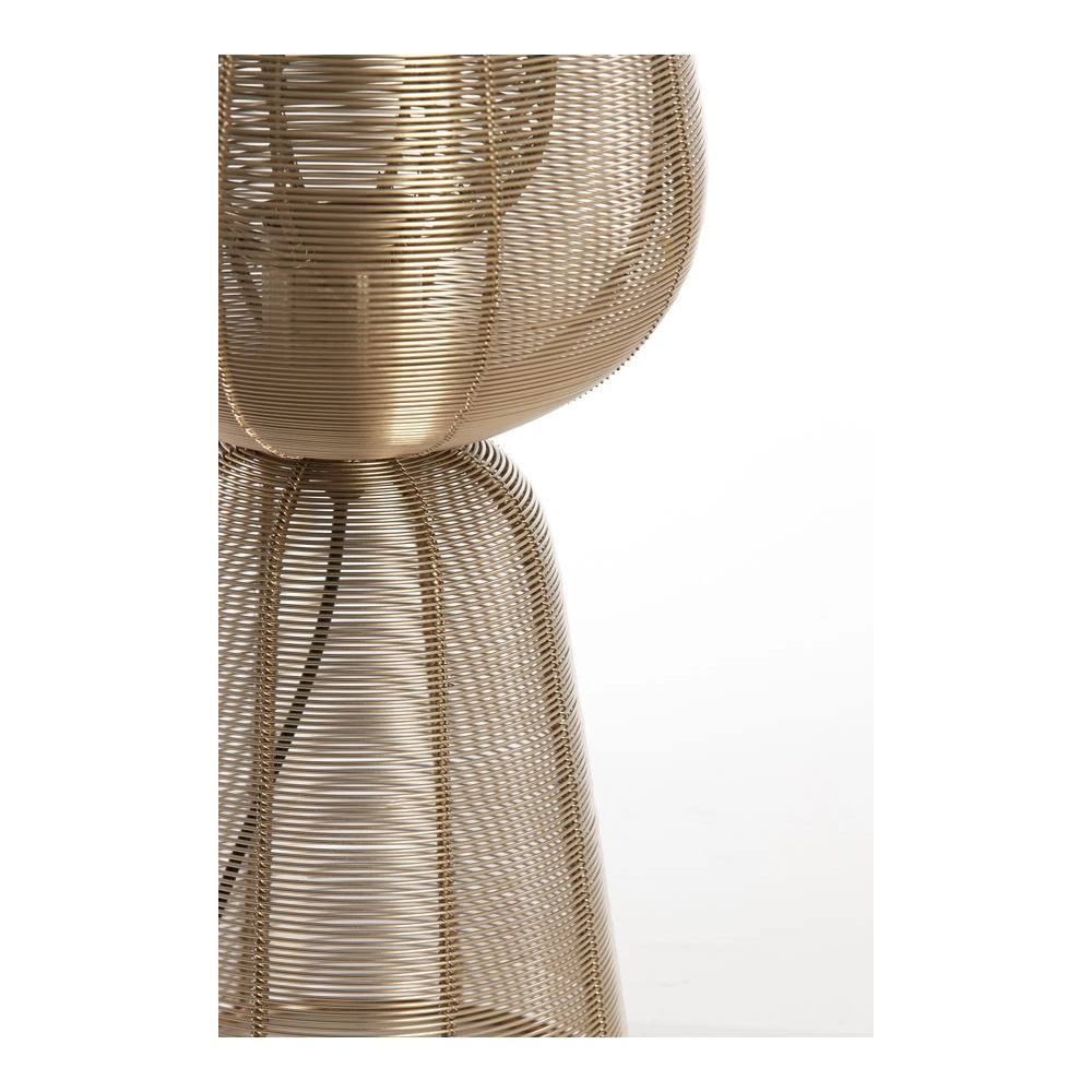 Tafellamp Aboso goud Ø 18cm Light & Living 8717807701550