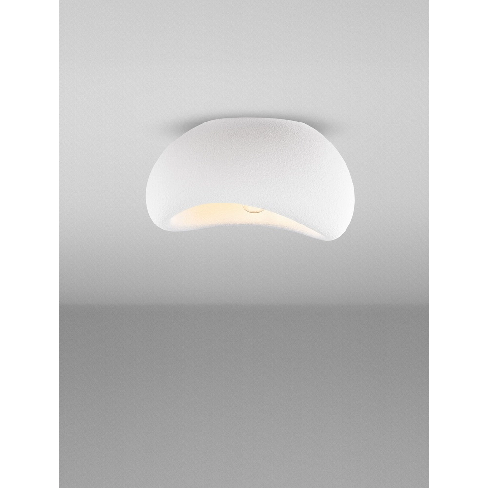 Natuurlijke plafondlamp Aere wit 40cm Lyora 5212017460806