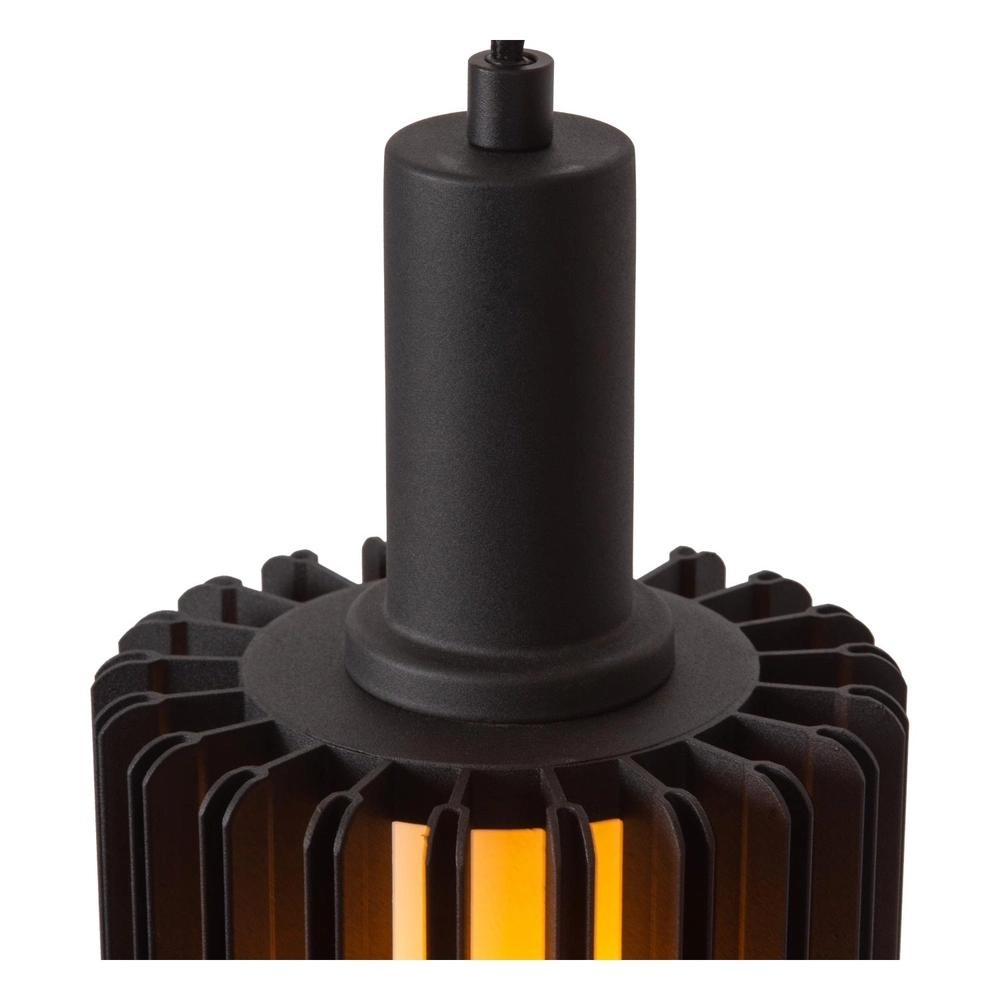 3-lichts hanglamp Lambres zwart Lucide 5411212452900