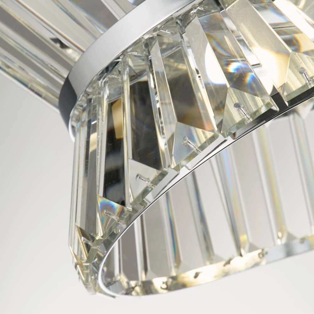 Design hanglamp Uptown chroom Searchlight 5053423243993