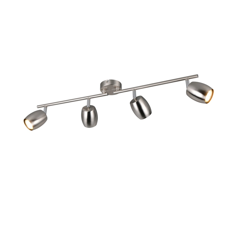 Plafondlamp Nancy 4-lichts nikkel