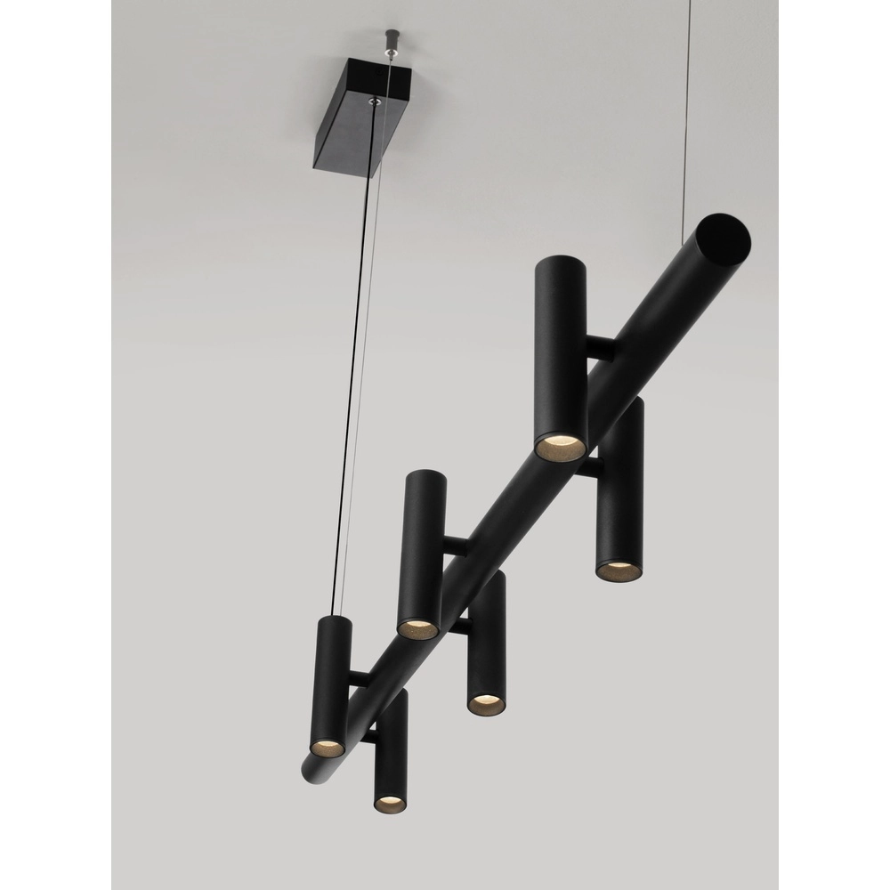 Eetkamer hanglamp Avelo zwart Lyora 5212063501577