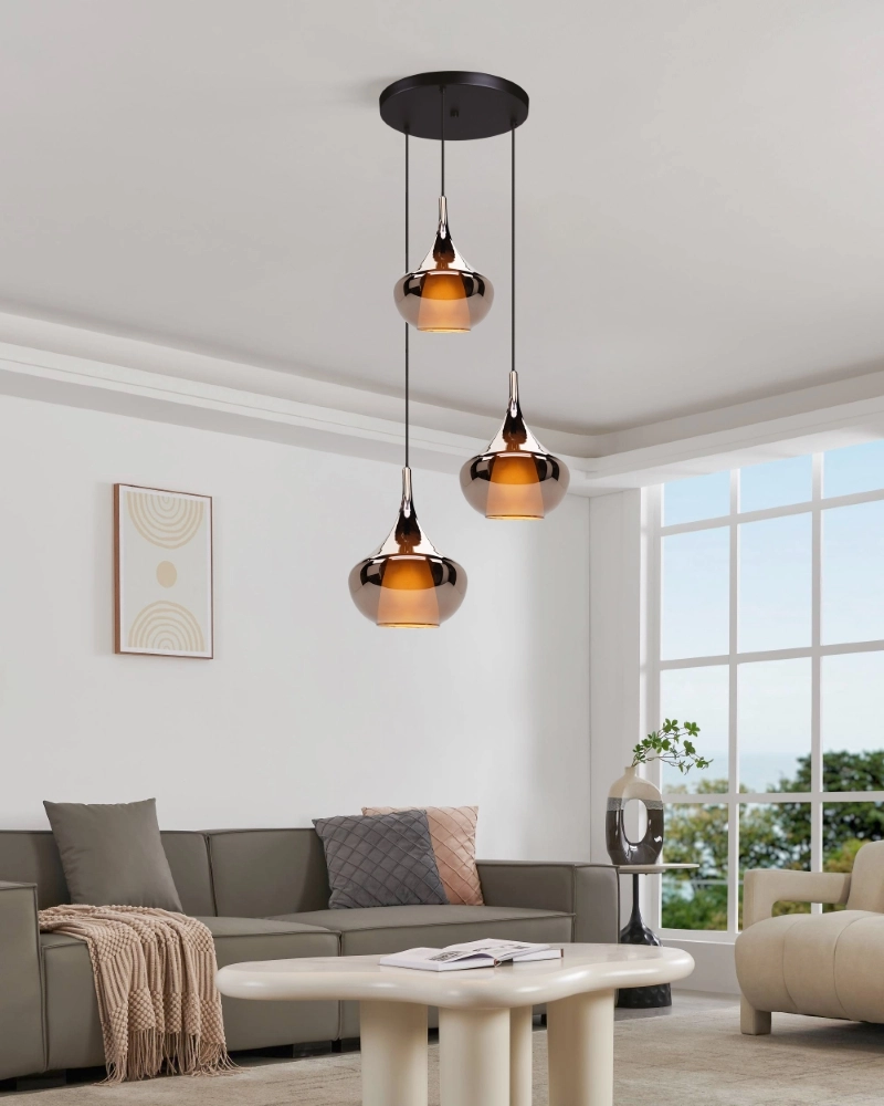 Design hanglamp Almoster rond 3-lichts Stars of Light 9008606354061