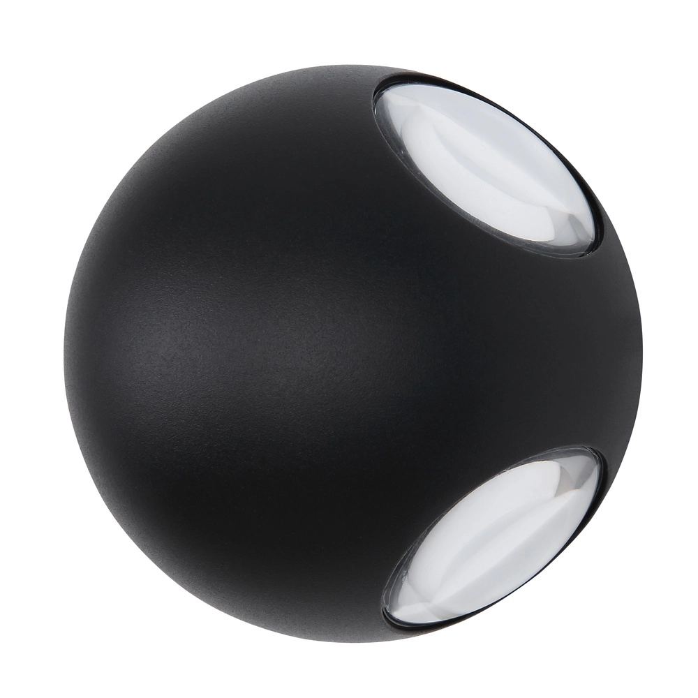 Ronde wandlamp Slice zwart Globo 9007371451036