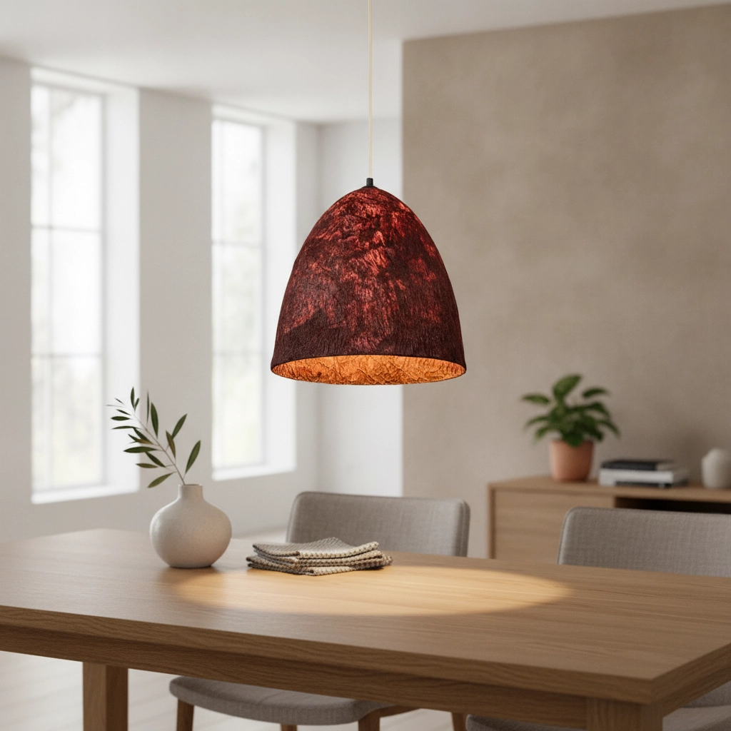 Hanglamp Solis rood Ø 36cm