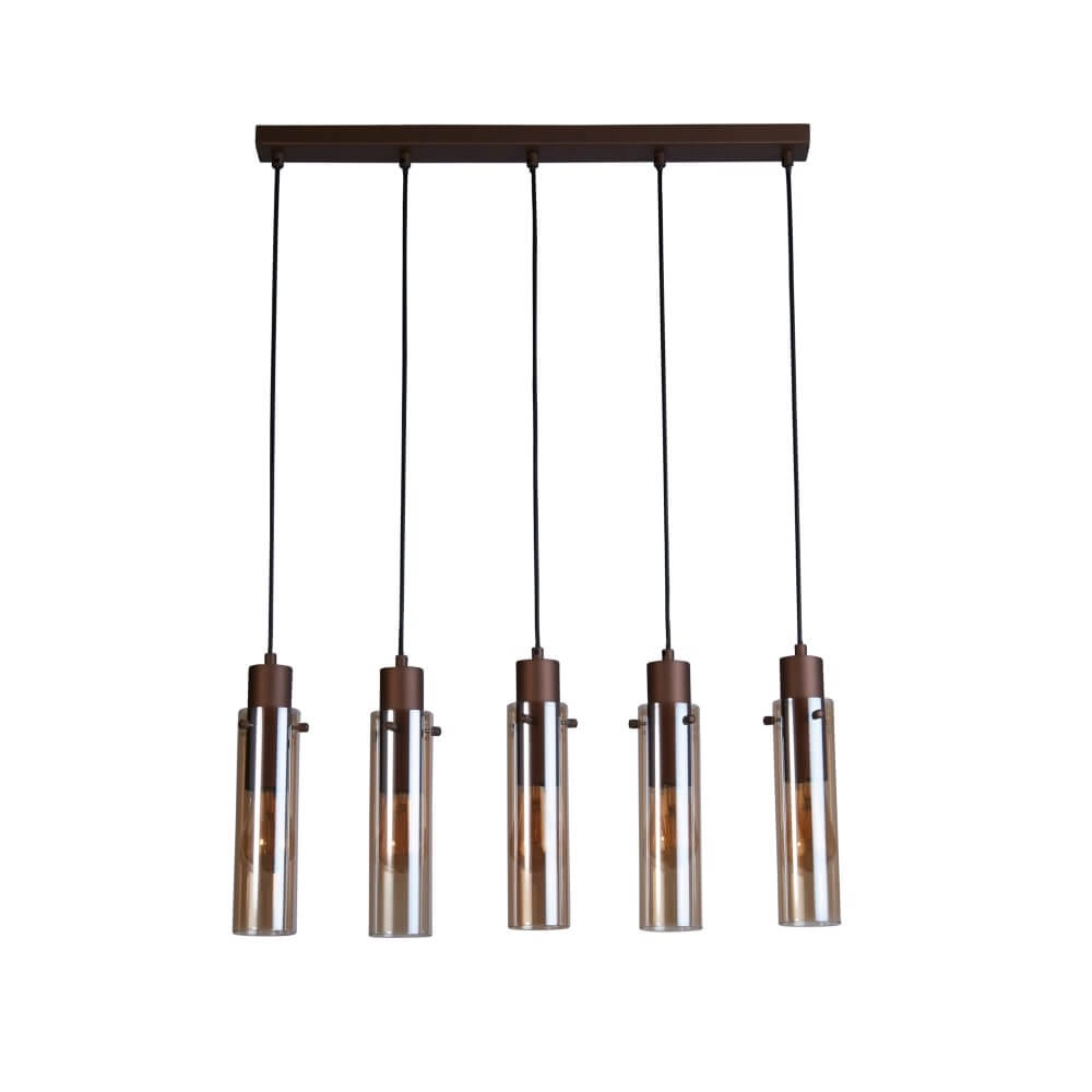5-lichts hanglamp Sweden II recht Searchlight 5053423272078
