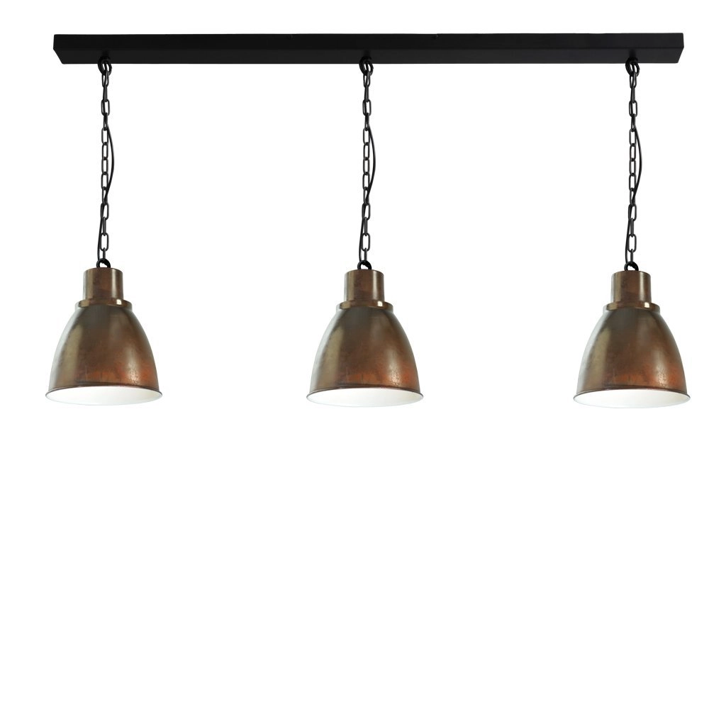 Eetkamerlamp Industria 3x27 Landelijk