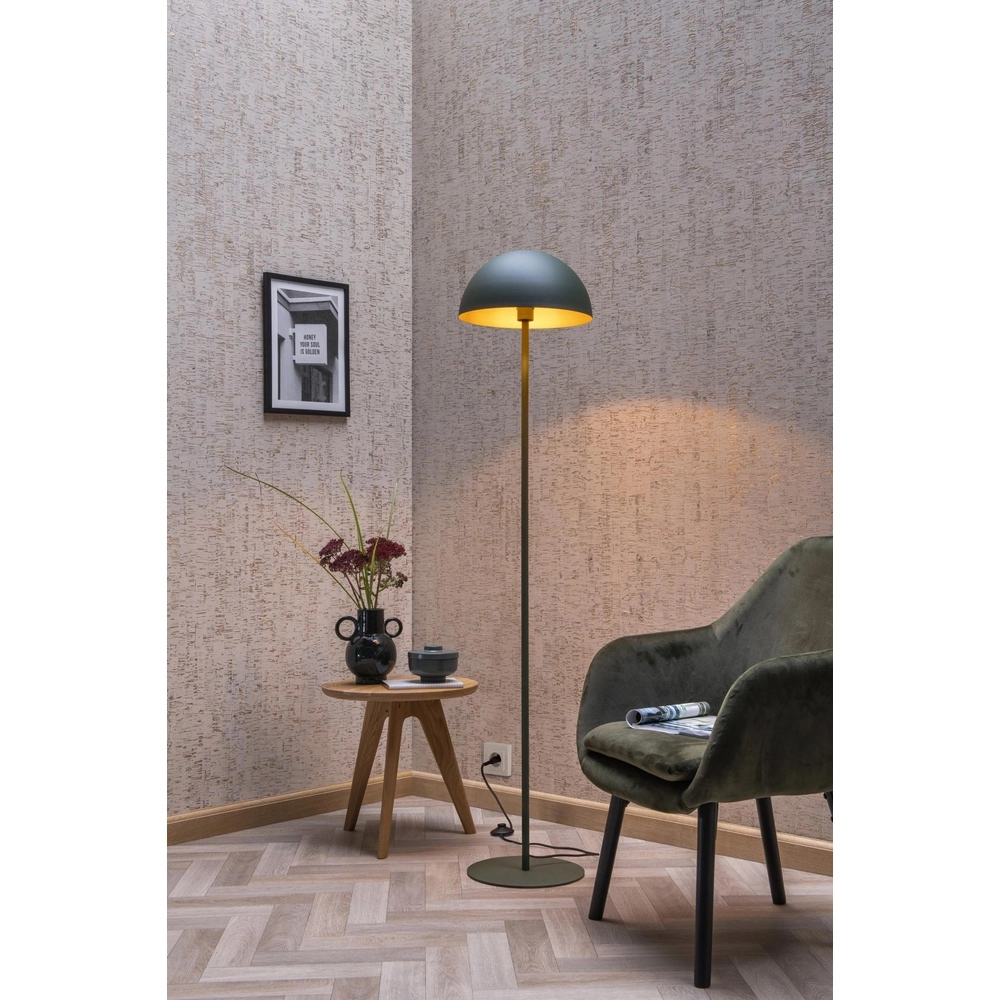 Design vloerlamp Siemon groen Lucide 5411212451675