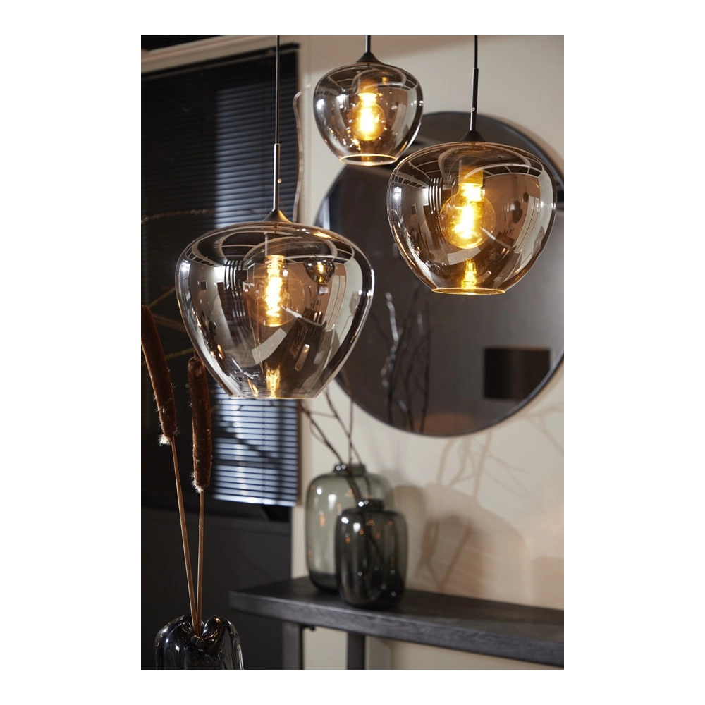 Hanglamp Mayson Ø 23cm smoke Light & Living 8717807614140
