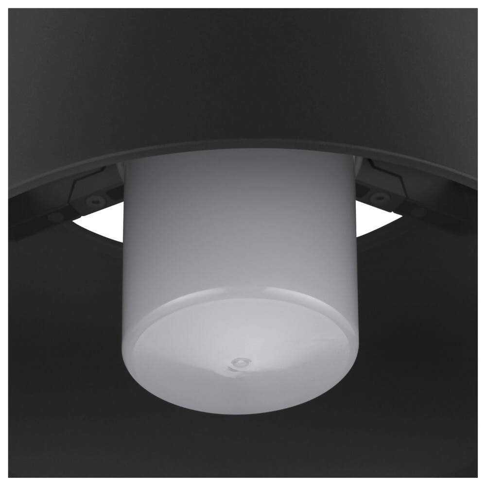 Veranda plafondlamp Photoni zwart - Ø 25cm SLV 4024163280952