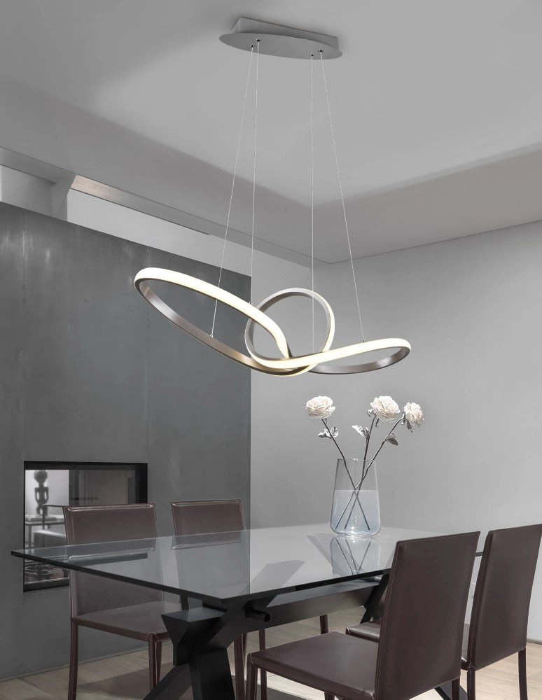 Hanglamp Sansa grijs Trio 4017807488692