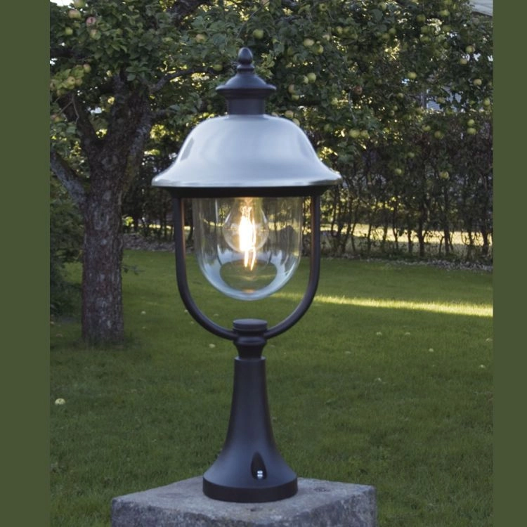 Terraslamp Parma 58cm rvs met zwart KonstSmide 7318307241006