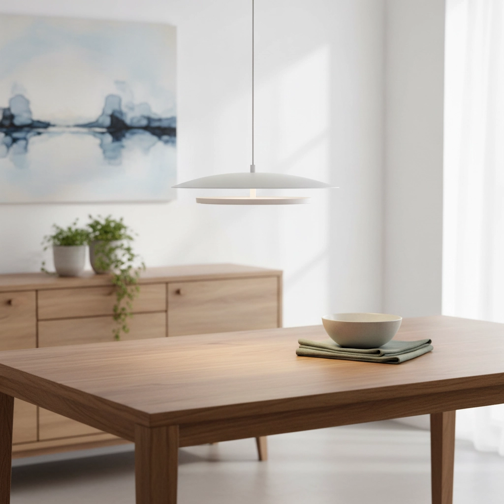 Design hanglamp Olos wit Ø 35cm
