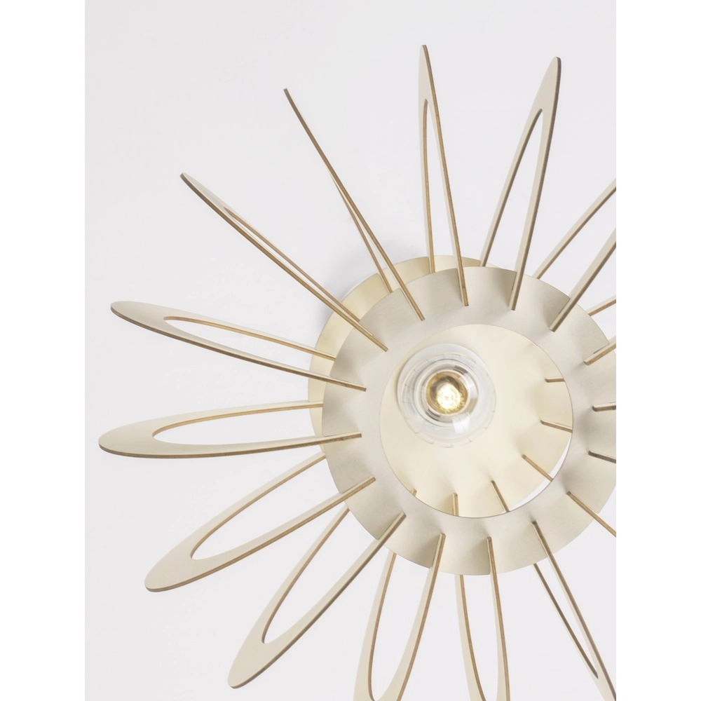 Houten hanglamp Ottoline licht Ø 40cm Lyora 5212017436191
