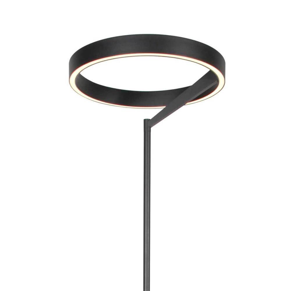 Moderne vloerlamp Mykty zwart Ø 40cm Steinhauer 8712746178173