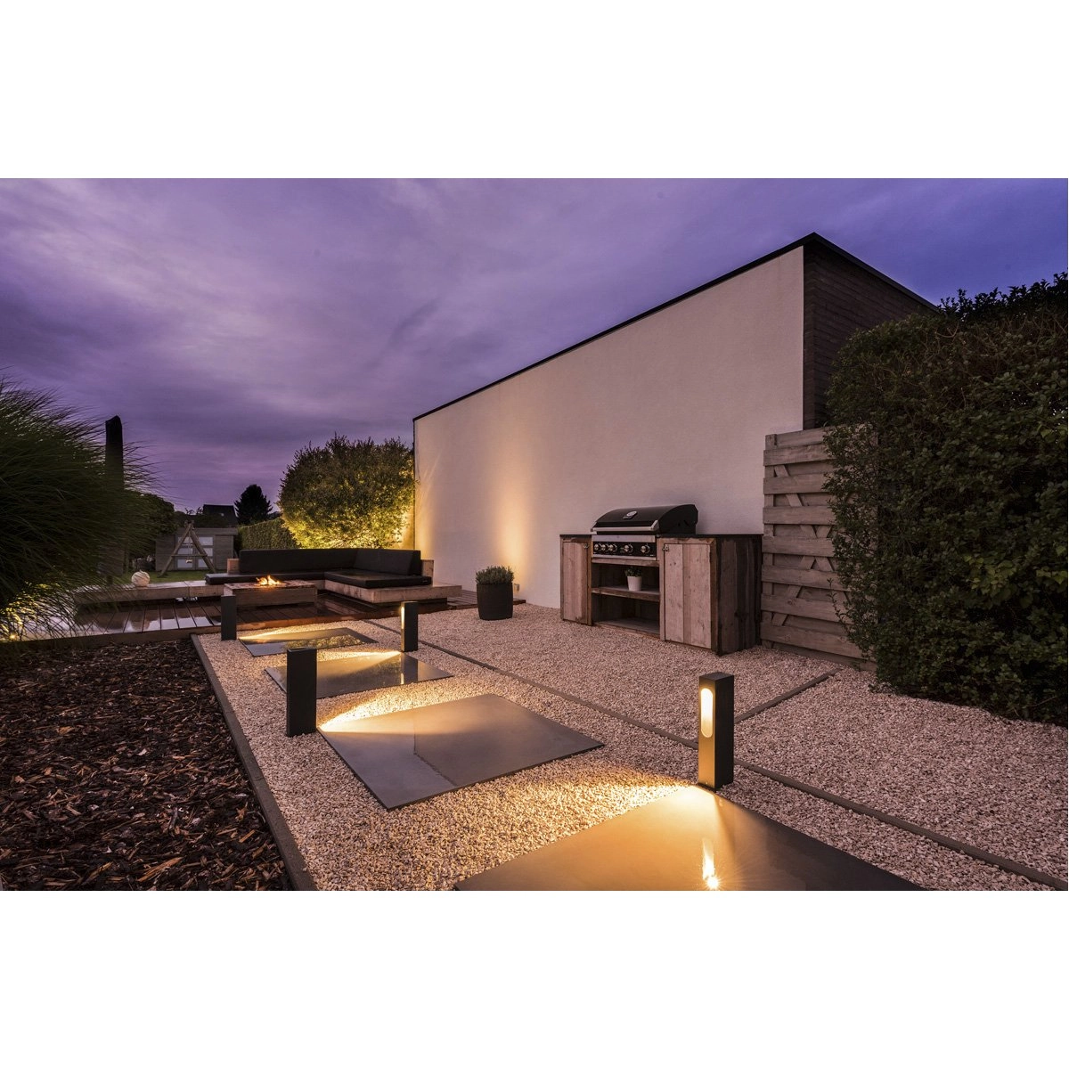 Led buitenlamp Slotbox 40 met spot SLV 4024163140485
