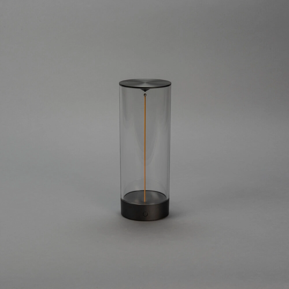 Oplaadbare lamp Edison S antraciet