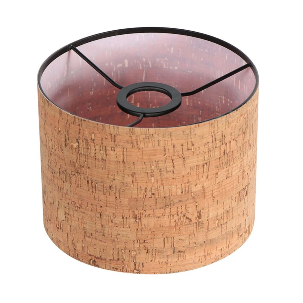 Zwarte tafellamp Stang met kurk kapje Ø20cm Steinhauer 8712746180541