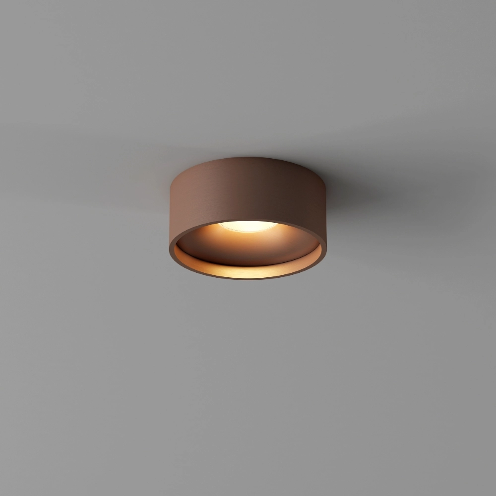 Badkamer plafondlamp Oran Ø 12cm - Brons geborsteld Artdelight 8720701103870