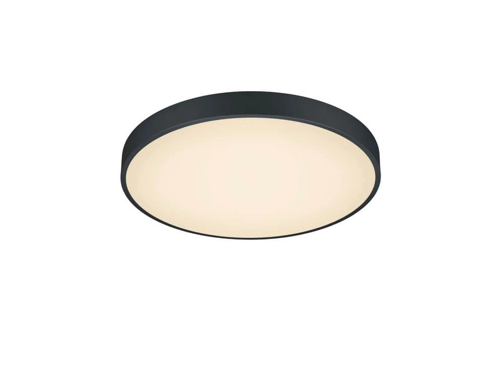 Zwarte plafonniere Waco Ø 49cm Trio 4017807525069
