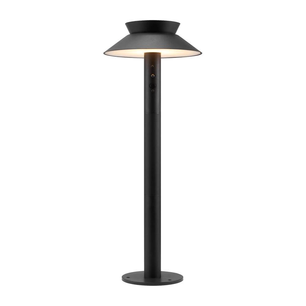 Solar tuinlamp Justina zwart
