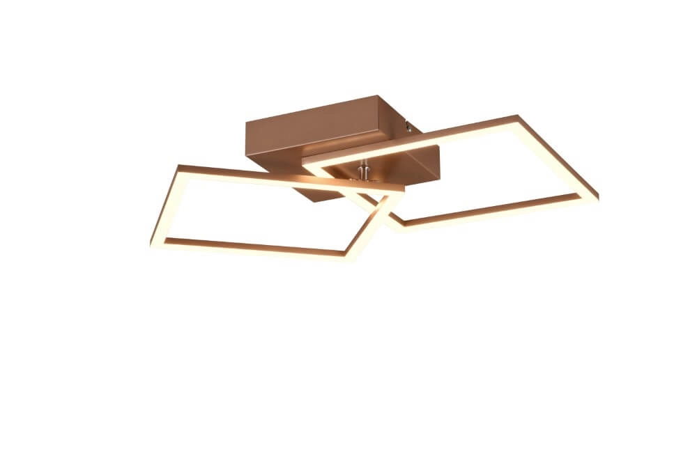 Design plafondlamp Trail bruin Trio 4017807578973