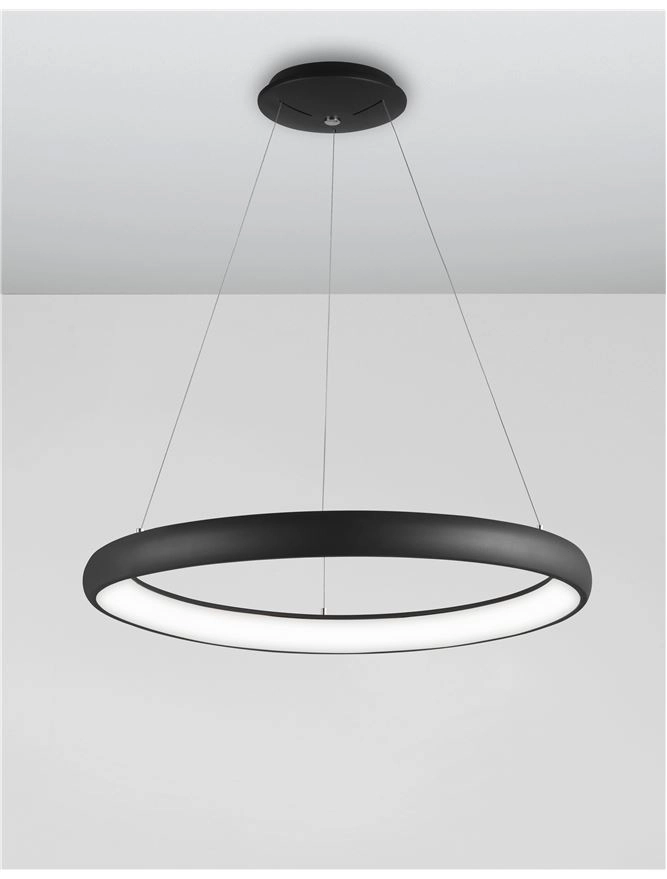 Design hanglamp Albi zwart Ø 61cm Lyora 5212017416872