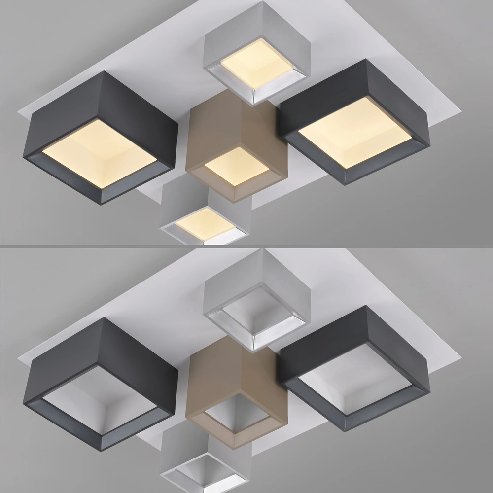 Led plafondlamp Pure Manhattan 5-lichts Paul Neuhaus 4012248396889