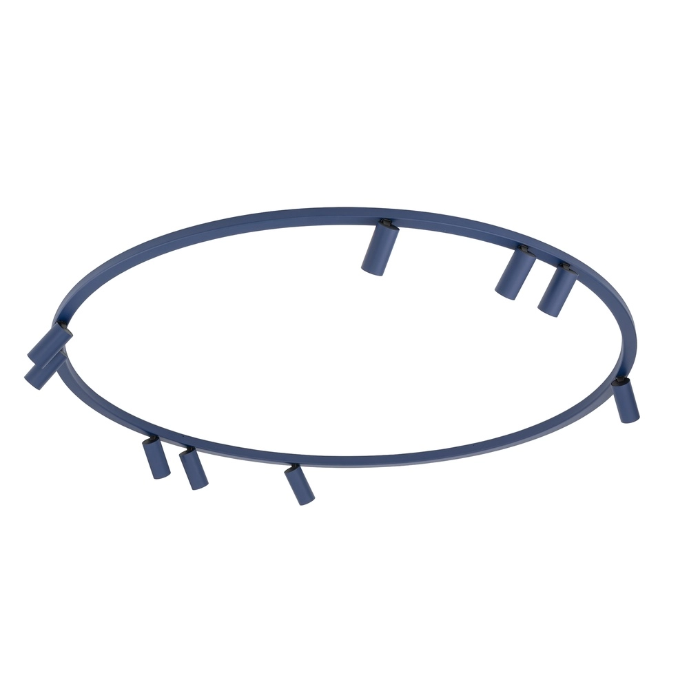 Cirkel opbouwspots Fourty 9x GU10 - donker blauw Lyora 5903139119535